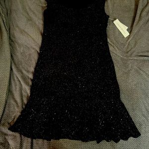 ***New with Tags!*** beautiful fit and flair mini dress London Style black dress